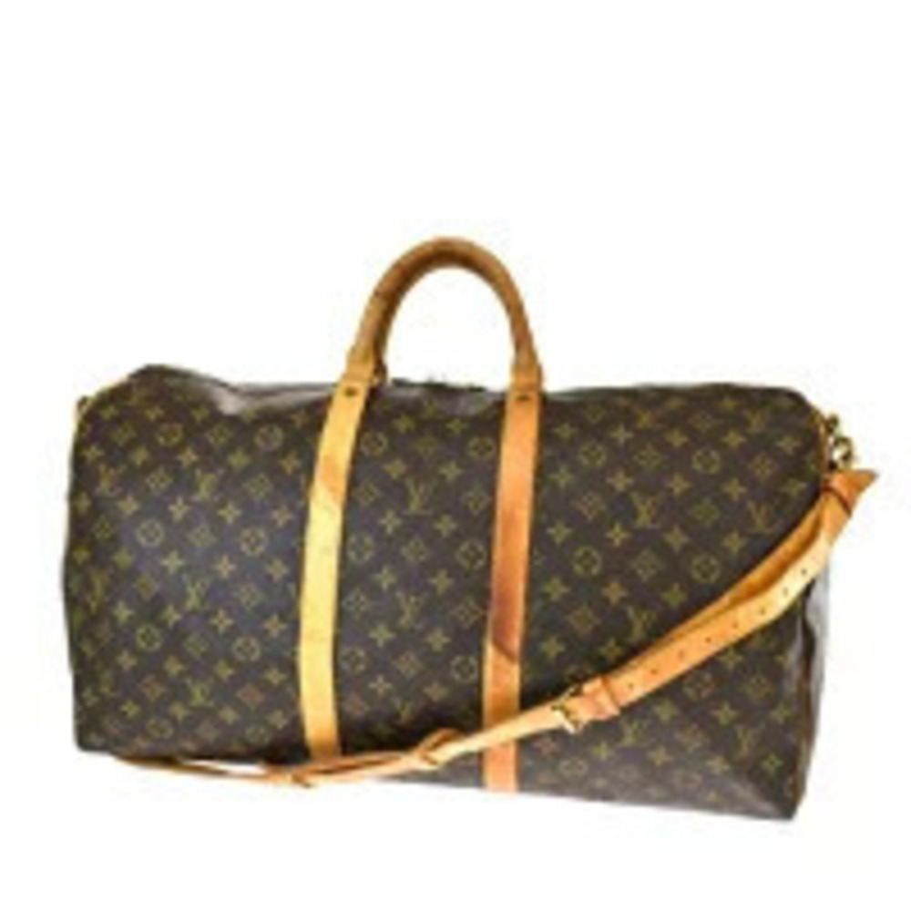 Louis Vuitton Keepall Bandouliere Boston Bag Handbag Shoulder Monogram